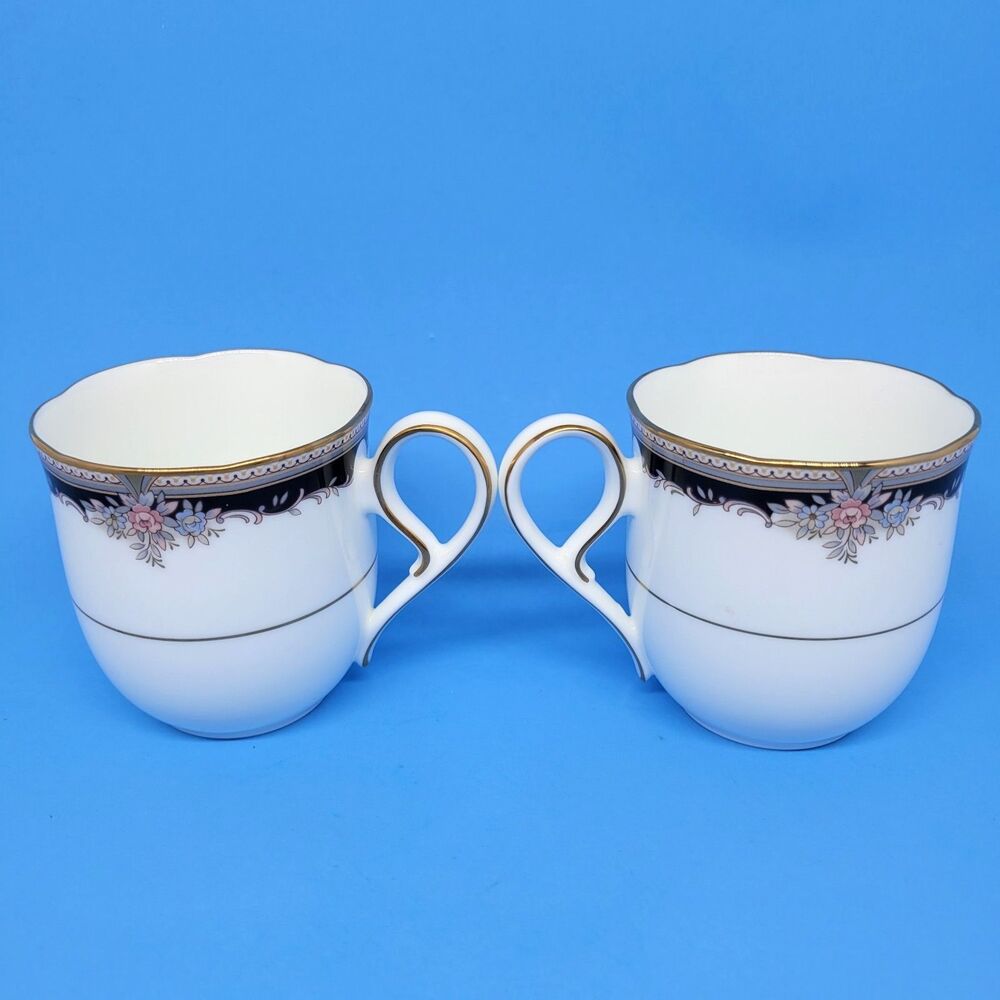 Noritake 9773 "Palais Royal" Set Of 2 Vintage 3 1/8" Cups Only No Saucers EC